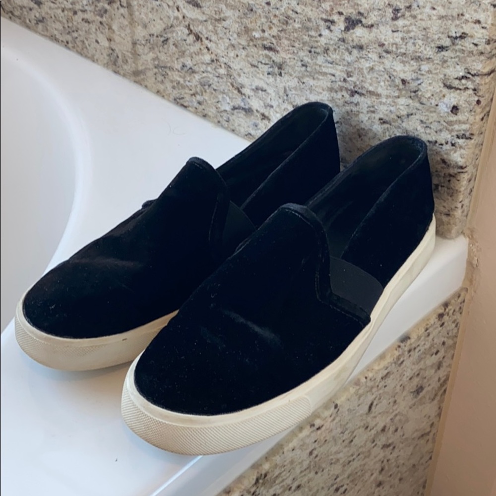 Slip on sneakers-Velvet!